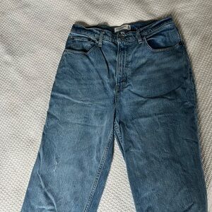 Abercrombie Curve Love Straight Leg